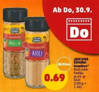 PENNY Ique Viva España! Gewürze Angebot