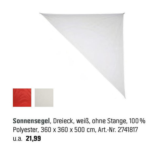 sonnensegel bei obi