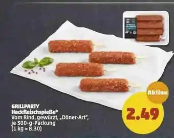 PENNY Grillparty Hackfleischspieße Angebot