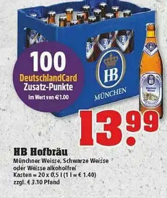 trinkgut Hb Hofbräu Angebot