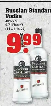 trinkgut Russian Standard Vodka Angebot