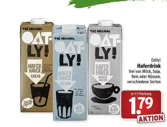 Wasgau Oatly! Haferdrink Angebot