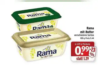 Wasgau Rama Mit Butter Angebot