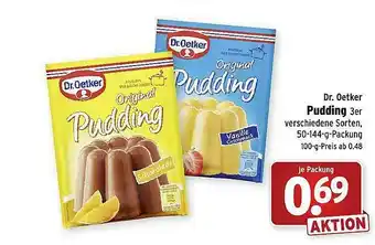 Wasgau Dr. Oetker Pudding Angebot