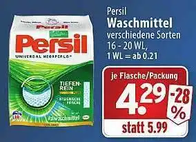 Wasgau Persil Waschmittel Angebot