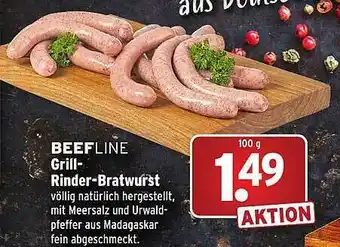 Wasgau Beefline Grill Rinder-bratwurst Angebot