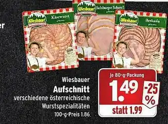 Wasgau Wiesbauer Aufschnitt Angebot