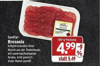 Wasgau Senfter Bresaola Angebot