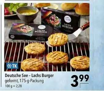 CITTI Markt Deutsche See - Lachs Burger Angebot