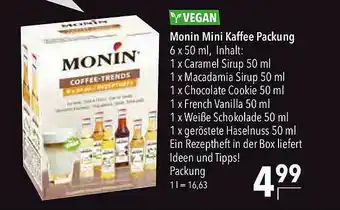 CITTI Markt Monin Mini Kaffee Packung Angebot