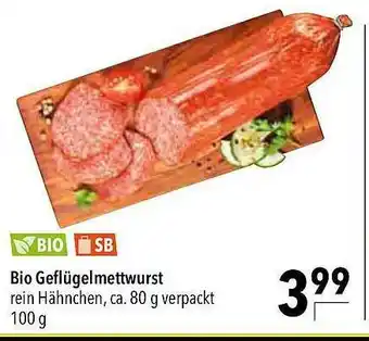 CITTI Markt Bio Geflügelmettwurst Angebot