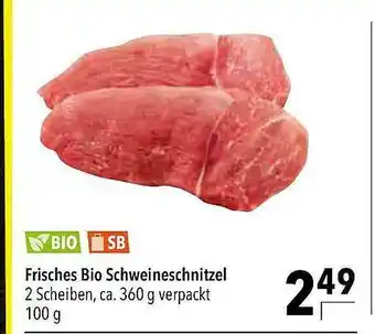 CITTI Markt Frisches Bio Schweineschnitzel Angebot