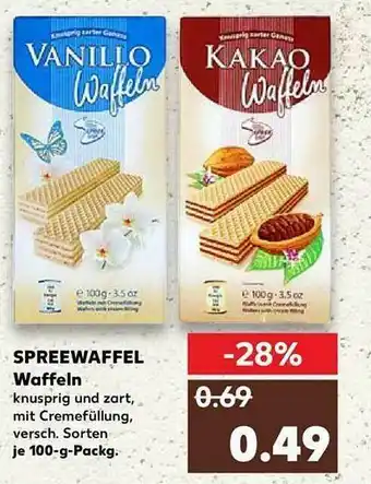 Kaufland Spreewaffel Waffeln Angebot