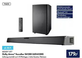 Aldi Nord Medion Life Dolby Atmos Soundbar Angebot