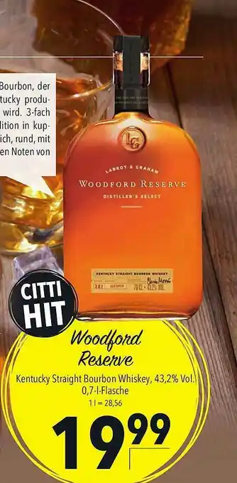 CITTI Markt Woodford Reserve Angebot