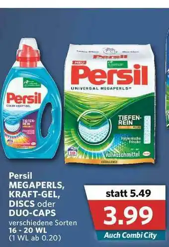 Combi Persil Mebaperls, Kraft-gel, Discs Oder Duo-caps Angebot