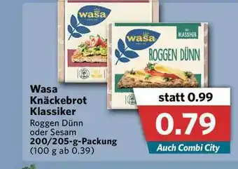 Combi Wasa Knäckebrot Klassiker Angebot