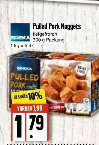 Edeka Pulled Pork Nuggets Angebot
