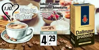 Edeka Dallmayr Prodomo Gemahlener Bohnenkaffee Angebot