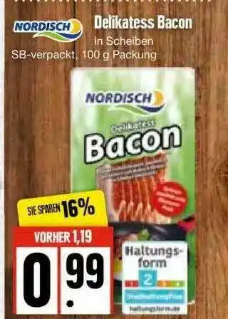 Edeka Nordisch Delikatess Bacon Angebot