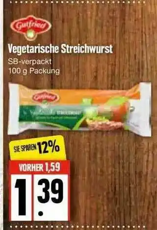 Edeka Gutfried Vegetarische Streichwurst Angebot