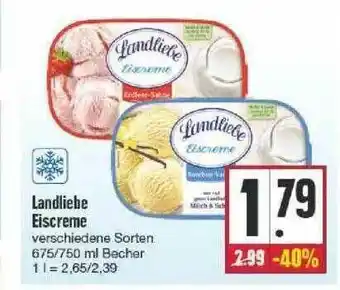 Edeka Landliebe Eiscreme Angebot