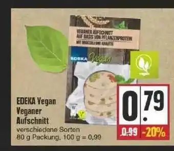 Edeka Edeka Vegan Veganer Aufschnitt Angebot