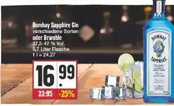 Edeka Bombay Sapphire Gin Oder Bramble Angebot