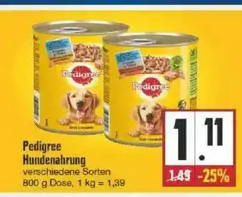 Edeka Pedigree Hundenahrung Angebot