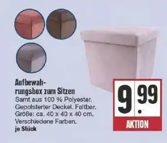 Edeka Aufbewah-rungsbox Zum Sitzen Angebot