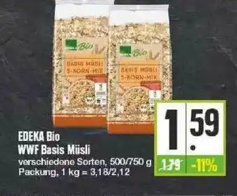 Edeka Edeka Bio Wwf Basis Müsli Angebot