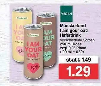 Famila Nord West Münsterland I Am Your Oat Haferdrink Angebot