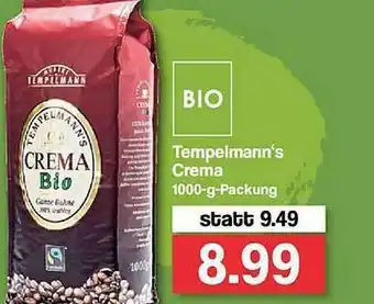 Famila Nord West Tempelmann's Crema Angebot