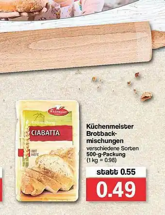 Famila Nord West Küchenmeister Brotbackmischungen Angebot