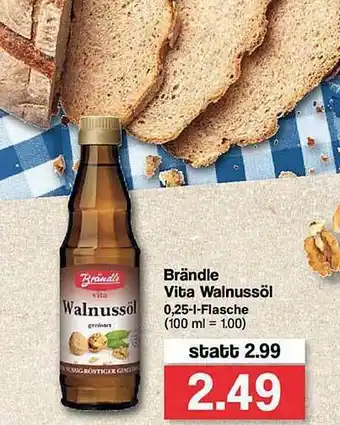 Famila Nord West Brändle Vita Walnussöl Angebot