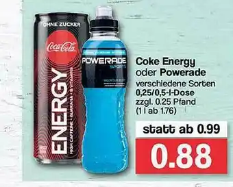 Famila Nord West Coke Energy Oder Powerade Angebot