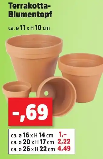 Thomas Philipps Terrakotta-Blumentopf Angebot