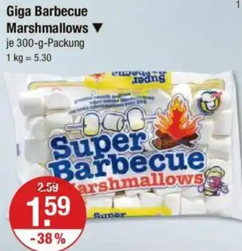 V Markt Giga Barbecue Marshmallows 300 g Packung Angebot