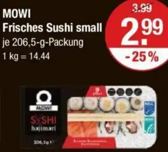 V Markt MOWI Frisches Sushi small 206,5 g Packung Angebot