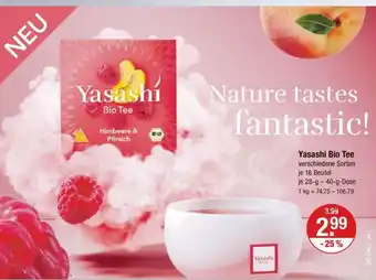 V Markt Yasashi Bio Tee 28-40 g Dose Angebot