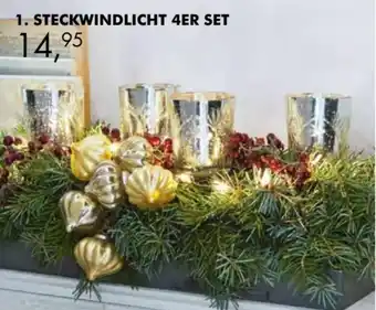 Loberon Steckwindlicht 4er Set Angebot