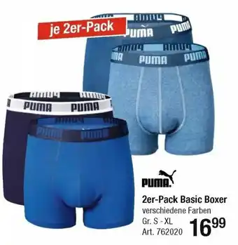 AWG Mode Puma 2er Pack Basic Boxer Angebot