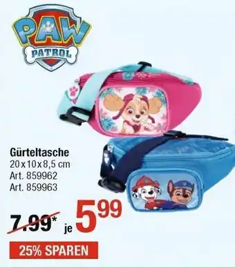 AWG Mode Paw Patrol Gürteltasche Angebot