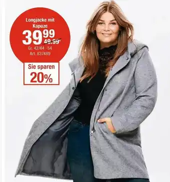 AWG Mode Longjacke mit Kapuze Angebot