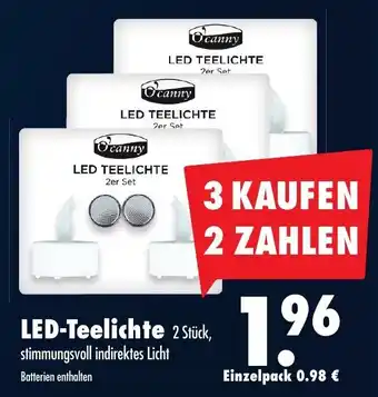 Mäc Geiz LED Teelichte Angebot