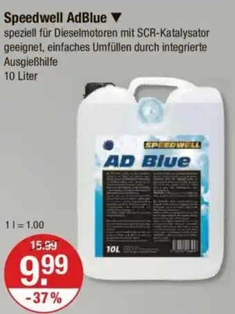 V Markt Speedwell AdBlue 10 Liter Angebot