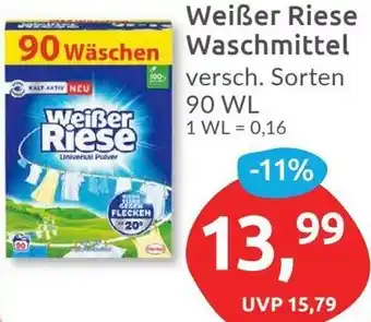 Budni Weißer Riese Waschmittel 90 WL Angebot