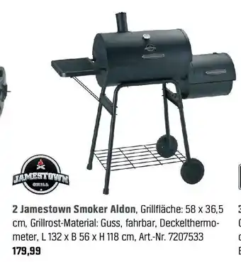 OBI Jamestown Smoker Aldon Angebot