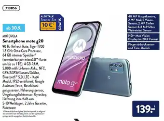 Aldi Nord Motorola Smartphone moto g20 Angebot