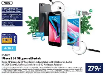 Aldi Nord Renewed iPhone 8 64GB, generalüberholt Angebot